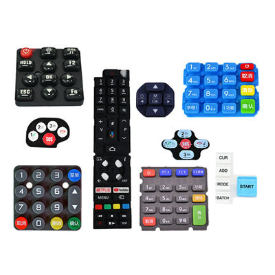 주문 사용자 정의 곰팡이 실리콘 고무 버튼 전자 전원 공급 OEM 버튼 online manufacture