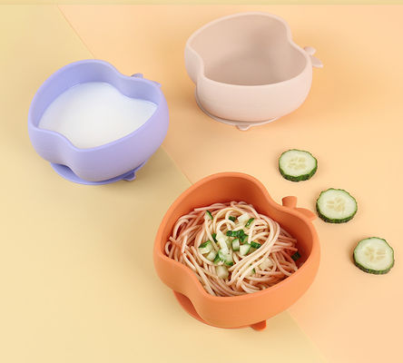 비독성 식품 등급 실리콘 베이비 푸드 볼 어린이 흡입컵 실리콘 볼 운동 아기 식욕 능력