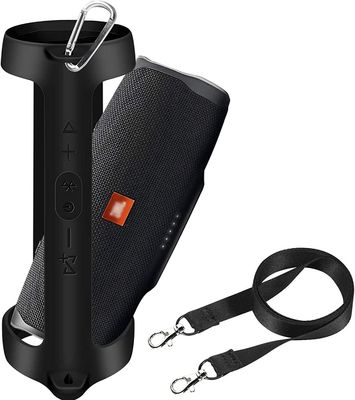 블루투스 스피커 어깨띠와 갈고리 및 루프 스피커 실리콘 보호 커버 실리콘 저장 쿼트 커버