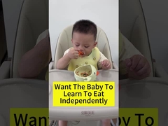 베이비 푸드 등급 실리콘 보완 식품 사발, 뜨거워지 아기 실리콘 사발을 전자레인지로 가열합니다